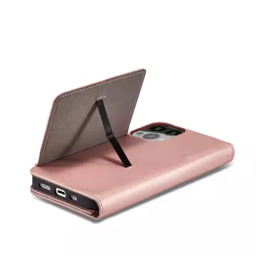 Magnetkartenhülle für iPhone 13 Pro Max Tasche Kartenetui Kartenhalter Rosa