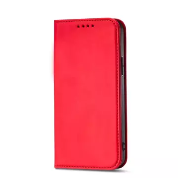 Magnetkartenhülle für iPhone 13 Pro Max Tasche Kartenetui Kartenhalter Rot