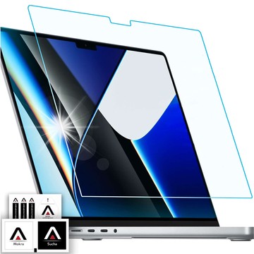 Matte Displayschutzfolie für MacBook Pro 16 2023 2021 Alogy Displayschutzfolie mit Anti-Blau-Filter