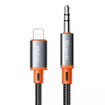 Mcdodo CA-0780 Lightning-auf-3,5-mm-AUX-Miniklinkenkabel, 1,2 m (schwarz)