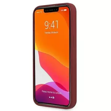 Mercedes MEHCP13LSILRE Schutzhülle für Apple iPhone 13 Pro / 13 6.1" rot/rot Hardcase Silicone Line