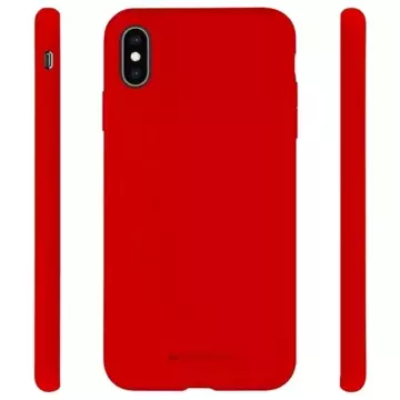 Mercury Silikon-Handyhülle für iPhone 13 Pro Max rot/rot