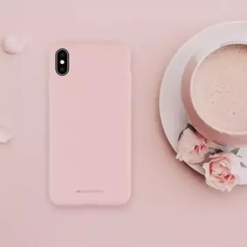 Mercury Silikon-Handyhülle für iPhone 14, rosa Sand/rosa Sand