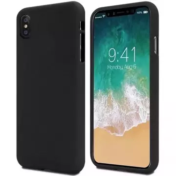 Mercury Soft Handyhülle für iPhone 14 Plus schwarz/schwarz