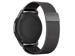 Milanaiseband Gear S3 / Uhrenarmband 46mm schwarz 3x 3mk FG Glas