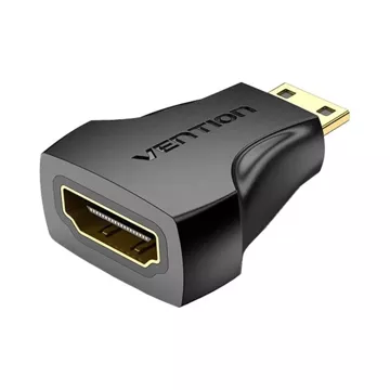 Mini-HDMI-Stecker auf HDMI-Buchse Vention AISB0 4K 30Hz-Adapter (Schwarz)