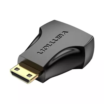 Mini-HDMI-Stecker auf HDMI-Buchse Vention AISB0 4K 30Hz-Adapter (Schwarz)