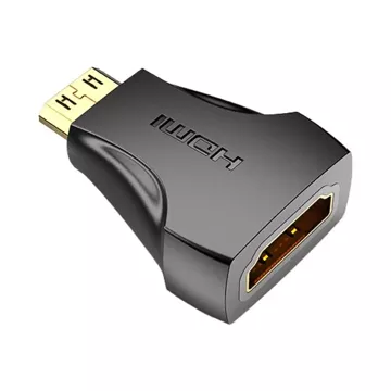 Mini-HDMI-Stecker auf HDMI-Buchse Vention AISB0 4K 30Hz-Adapter (Schwarz)