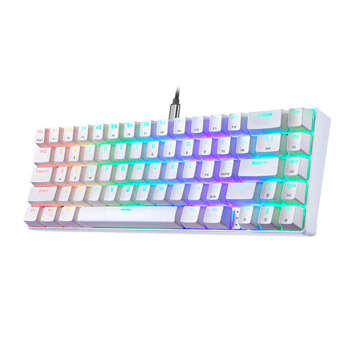 Motospeed CK67 RGB mechanische Tastatur (weiß)