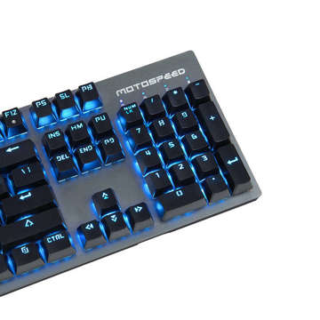 Motospeed GK89 2.4G kabellose mechanische Tastatur (Schwarz)