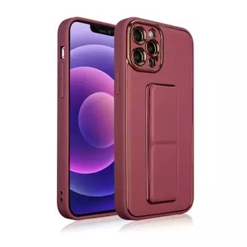 Neue Kickstand Case Hülle für iPhone 12 Pro mit Ständer rot