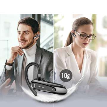 New Bee B45 Bluetooth 5.0 Wireless Headset für Anrufe für BT-Fahrer bis zu 15m schwarz