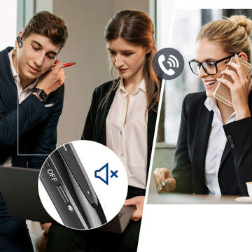 New Bee B45 Bluetooth 5.0 Wireless Headset für Anrufe für BT-Fahrer bis zu 15m schwarz