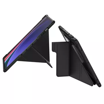 Nillkin Bumper Ledertasche Pro für Samsung Galaxy Tab S9 Ultra – Schwarz