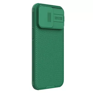 Nillkin CamShield Pro magnetische Hülle für iPhone 15 Pro mit Kameraschutz – Grün
