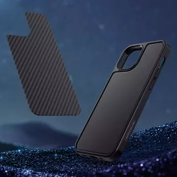 Nillkin Hülle Synthetic Fiber Carbon iPhone 13 mini schwarz