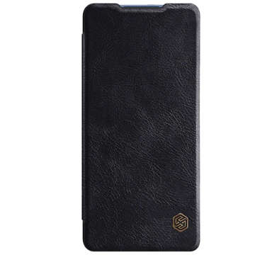 Nillkin Qin Wallet Case aus Leder für Samsung Galaxy S21 FE 2021 Schwarz