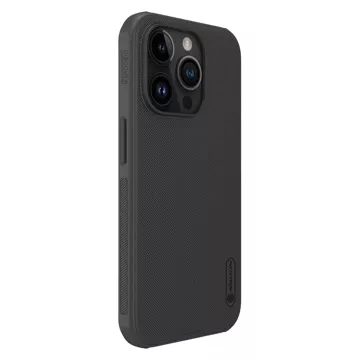 Nillkin Super Frosted Shield Pro Magnetische Hülle für iPhone 15 Pro Max – Schwarz