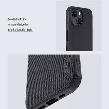 Nillkin Super Frosted Shield Pro Magnetische Hülle für iPhone 15 – Schwarz