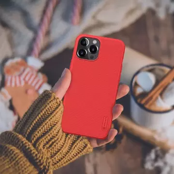 Nillkin Super Frosted Shield Pro strapazierfähige Hülle für iPhone 13 Pro rot