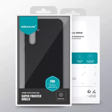 Nillkin Super Frosted Shield Pro verstärkte Hülle für Samsung Galaxy S23 FE – Schwarz