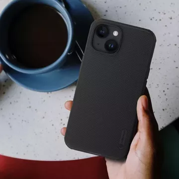 Nillkin Super Frosted Shield Pro verstärkte Hülle für iPhone 15 Pro – Schwarz