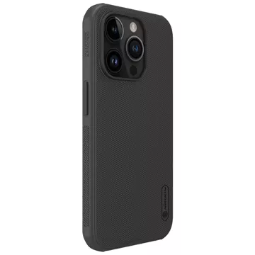 Nillkin Super Frosted Shield Pro verstärkte Hülle für iPhone 15 Pro – Schwarz