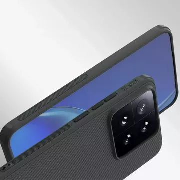 Nillkin Super Frosted Shield Pro verstärktes Gehäuse für Xiaomi 14 – Schwarz