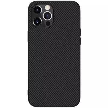 Nillkin Synthetic Fiber Case gepanzerte Hülle für iPhone 12 Pro Max schwarz