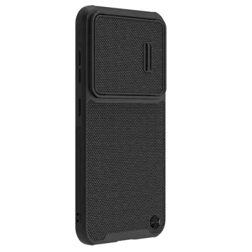 Nillkin Textured S Case für Samsung Galaxy S23 gepanzerte Hülle mit Kameraabdeckung schwarz