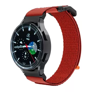 Nylon-Armband für Samsung Galaxy Watch 4 / 5 / 5 Pro / 6 / 7 / FE Orange