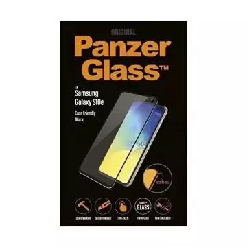 PanzerGlass E2E Super Panzerglas für Samsung S10e G970 Case Friendly schwarz/schwarz