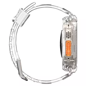 Pasek Spigen Rugged Armor „Pro“ für Apple Watch Ultra (49 mm) Crystal Clear