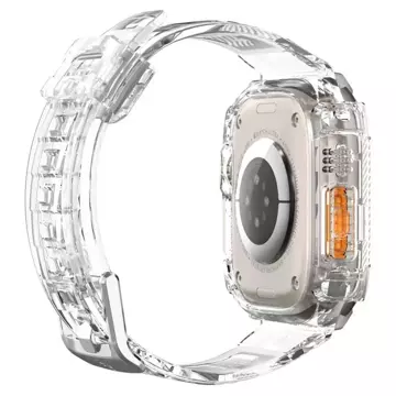 Pasek Spigen Rugged Armor „Pro“ für Apple Watch Ultra (49 mm) Crystal Clear