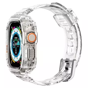 Pasek Spigen Rugged Armor „Pro“ für Apple Watch Ultra (49 mm) Crystal Clear