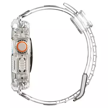 Pasek Spigen Rugged Armor „Pro“ für Apple Watch Ultra (49 mm) Crystal Clear