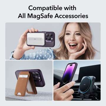 Passend für Handy ESR CH HaloLock für MagSafe für iPhone 14 Pro Clear/ Purple