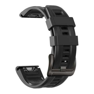 Passendes sportliches Iconband für Garmin Fenix ​​3 / 5X / 3HR / 5X Plus / 6X / 6X Pro / 7X Black