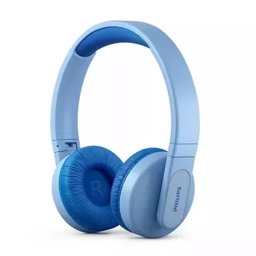 Philips kabellose Bluetooth-On-Ear-Kopfhörer für Kinder, blau Tak4206bl/00