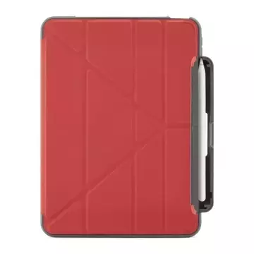 Pipetto Origami No2 Pencil Shield - Schutzhülle mit Halter für Apple Pencil für iPad Air 10.9" 4Gen. (Rot) [P]