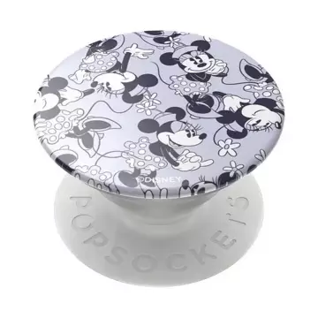 Popsockets 2 Minnie Lilac Pattern Telefonhalter und Ständer