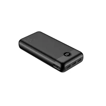 Powerbank Externer Akku VEGER L30 - 30.000 mAh LCD Quick Charge PD 20 W schwarz (W3008PD)