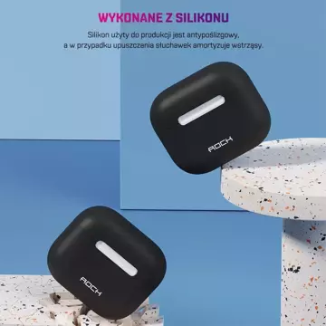 ROCK Case für AirPods 3 Kopfhörer Schwarz