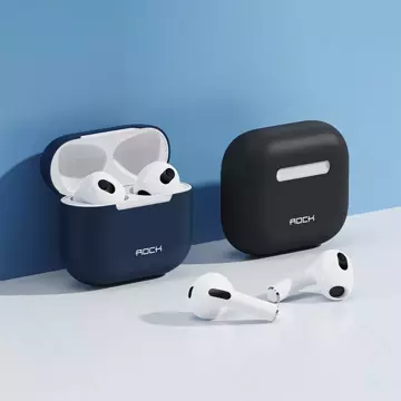 ROCK Case für AirPods 3 Kopfhörer Schwarz