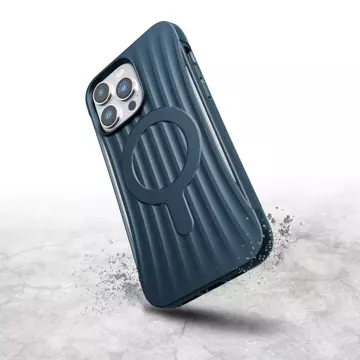 Raptic Clutch Built Case iPhone 14 Pro Max mit MagSafe Rückseite blau