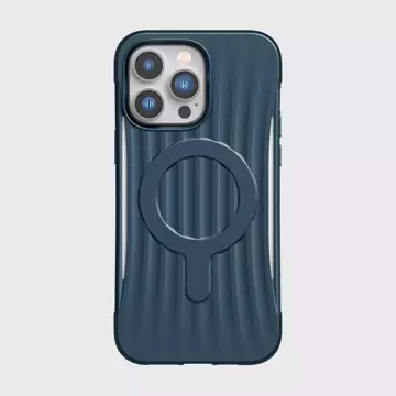 Raptic Clutch Built Case iPhone 14 Pro Max mit MagSafe Rückseite blau