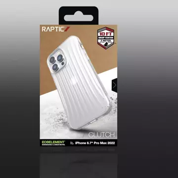 Raptic Clutch Case iPhone 14 Pro Max Rückseite klar