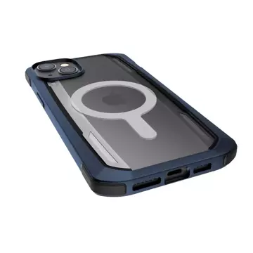 Raptic Secure Case für iPhone 14 Pro Max mit gepanzerter MagSafe-Hülle blau