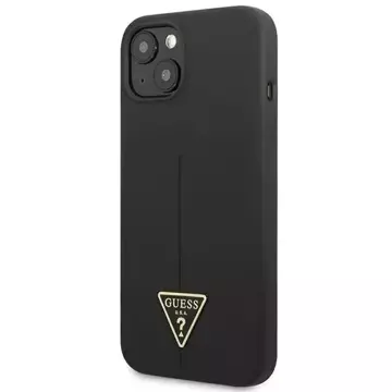 Ratet mal, GUHCP13MSLTGK iPhone 13 6,1" czarny/schwarz Hardcase Silikon Dreieck