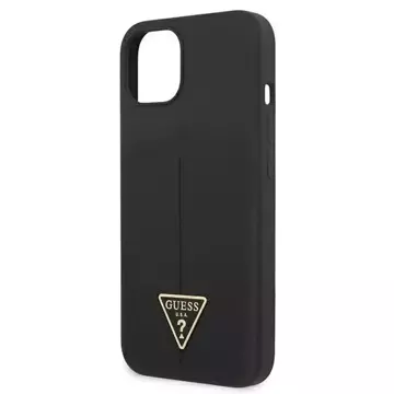 Ratet mal, GUHCP13MSLTGK iPhone 13 6,1" czarny/schwarz Hardcase Silikon Dreieck